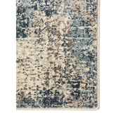 8' x 10' Blue Abstract Power Loom Area Rug